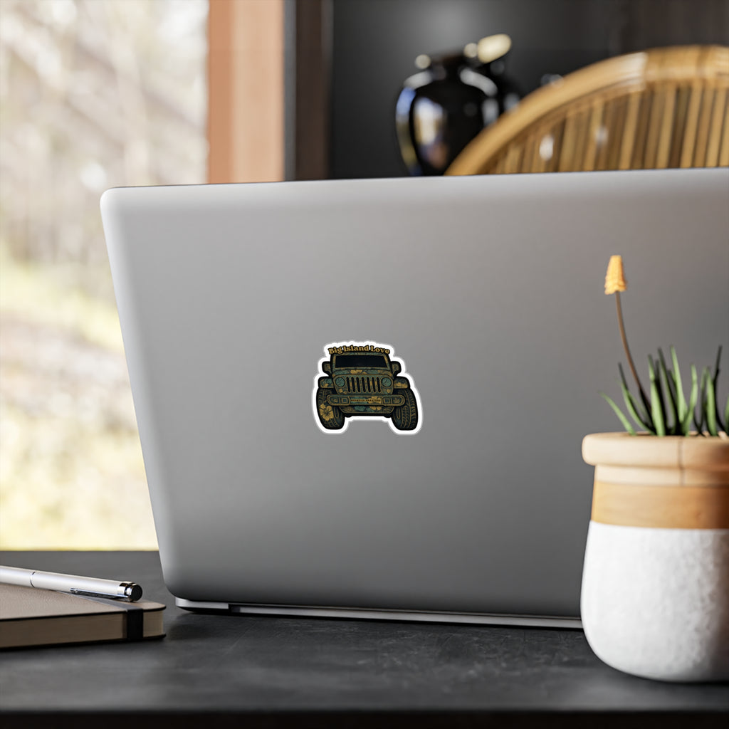 Big Island Love (Huntah) Jeep Sticker | Vinyl Decal