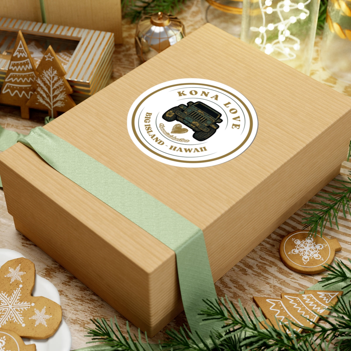 Kona Love Huntah Sticker | Big Island Hawaii Decal