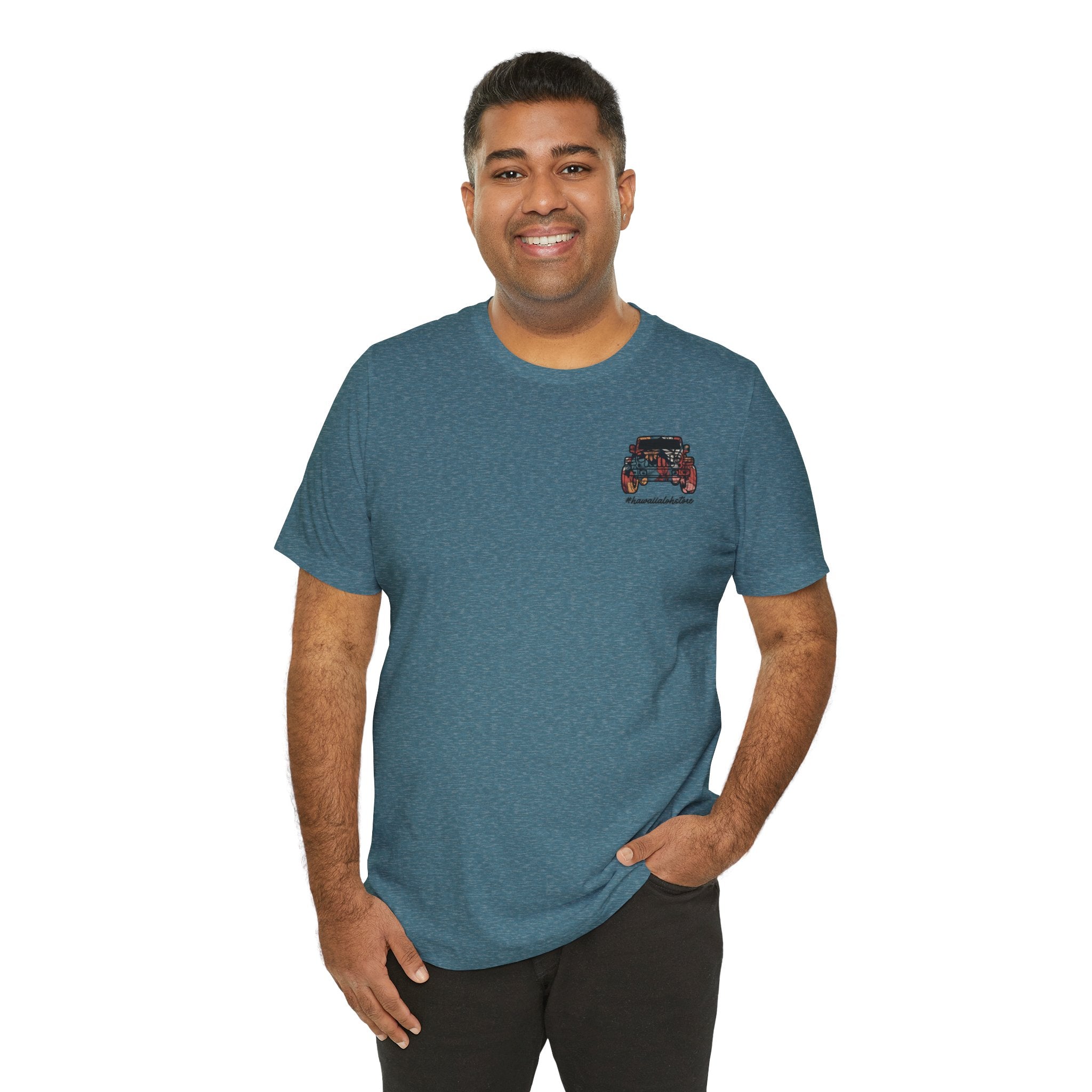 Kona Love (Fern) Jeep Tee | Big Island Hawaii graphic shirt