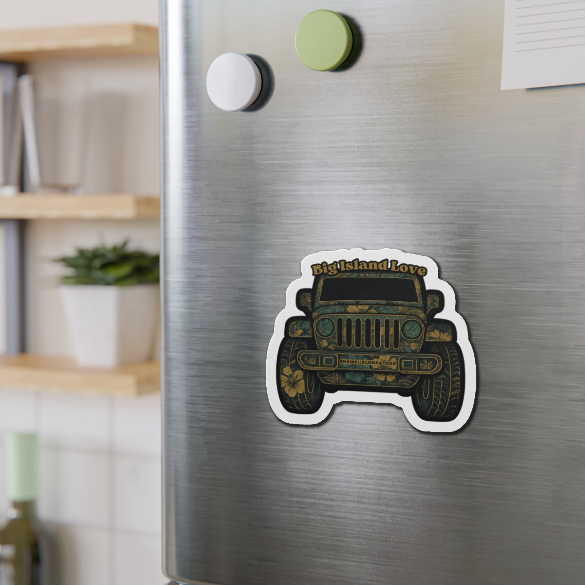 Big Island Love (Huntah) Jeep Magnet