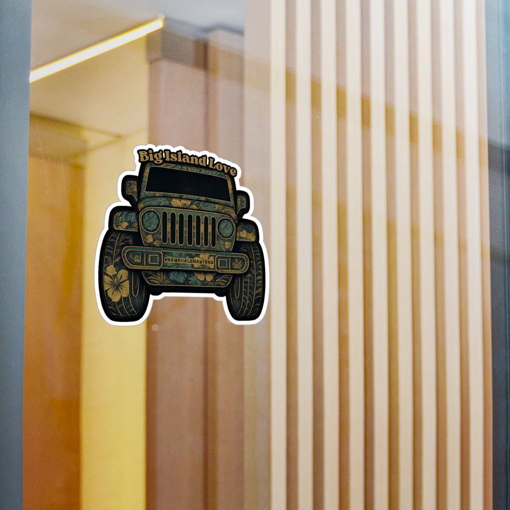 Big Island Love (Huntah) Jeep Sticker | Vinyl Decal