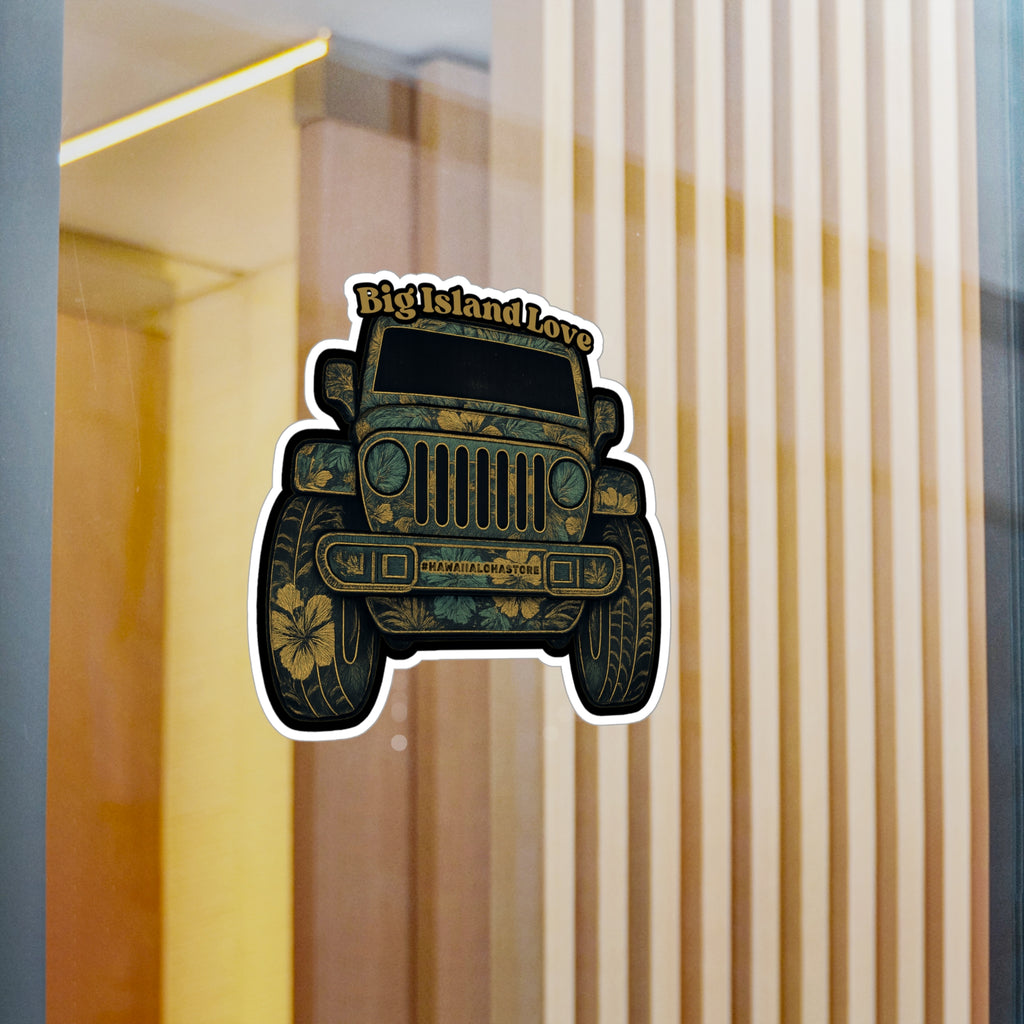 Big Island Love (Huntah) Jeep Sticker | Vinyl Decal