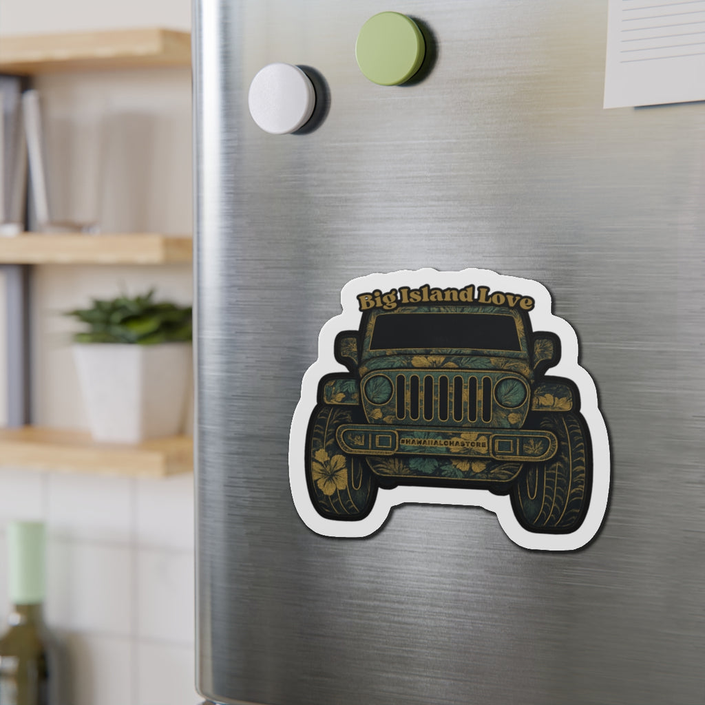 Big Island Love (Huntah) Jeep Magnet