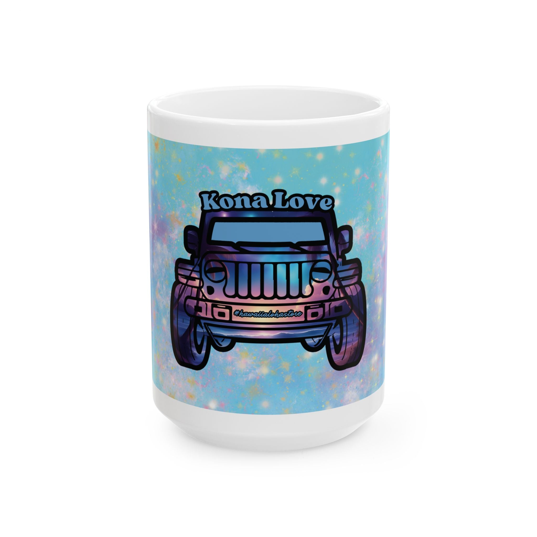 Kona Love (Cosmic) - Jeep Ceramic Mug (11oz/15oz)