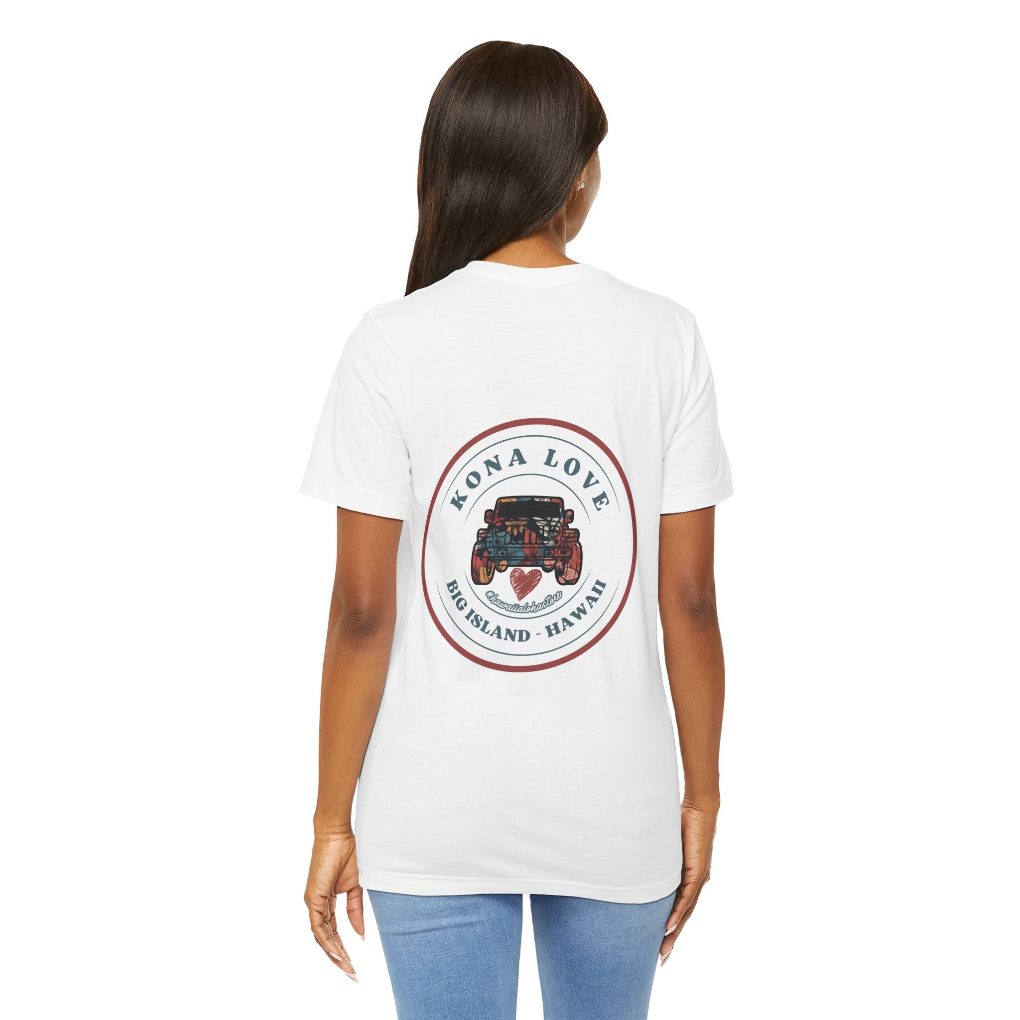 Kona Love (Fern) Jeep Tee | Big Island Hawaii graphic shirt