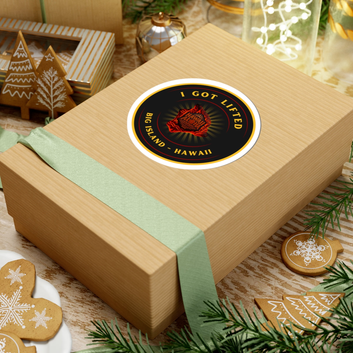 I Got Lifted Big Island Hawaii Sticker | Vinyl Decal