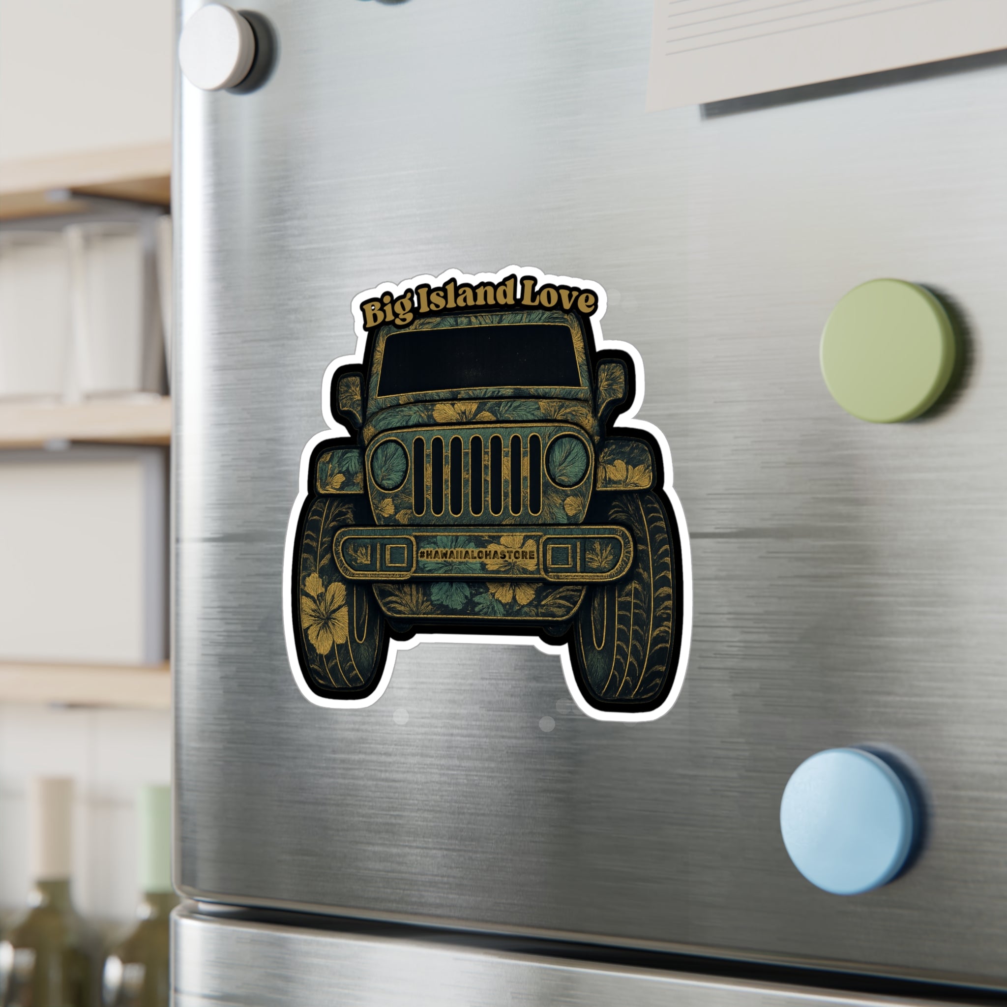 Big Island Love (Huntah) Jeep Sticker | Vinyl Decal