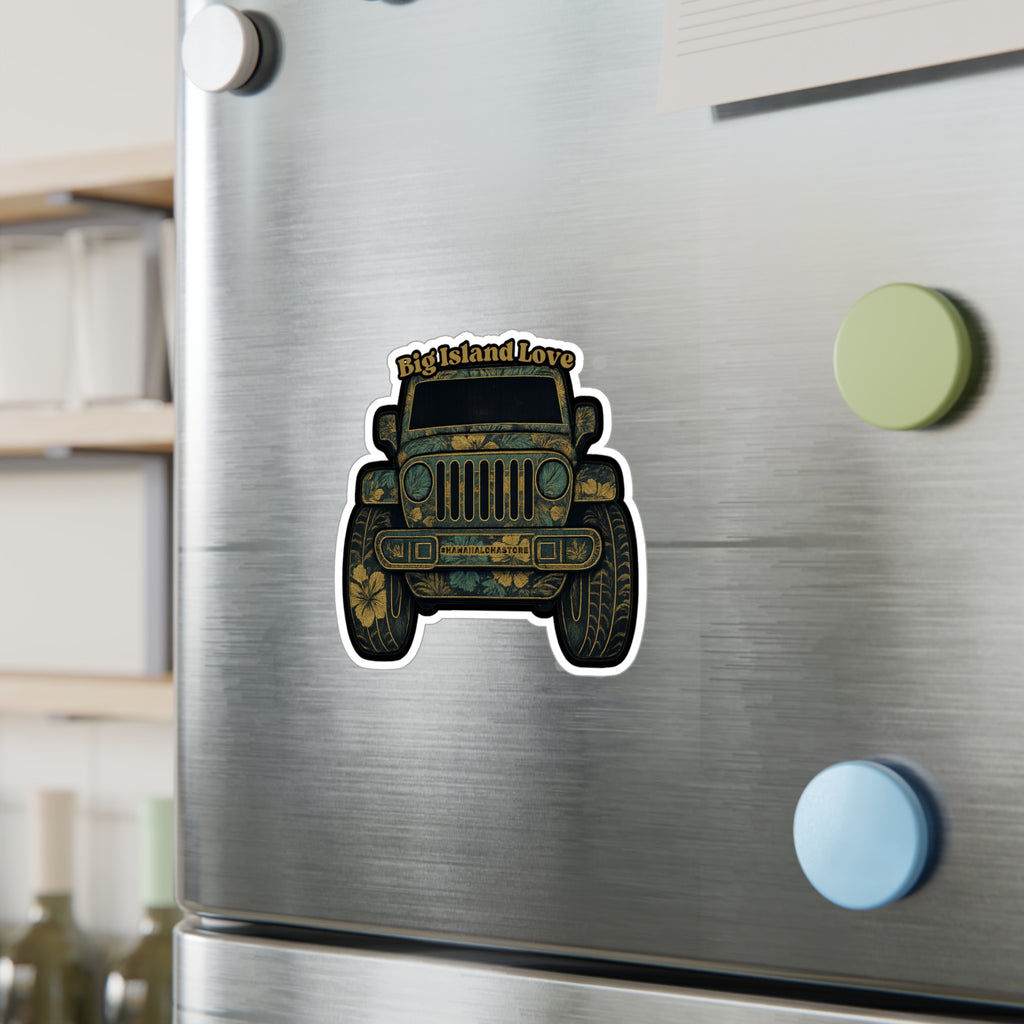 Big Island Love (Huntah) Jeep Sticker | Vinyl Decal