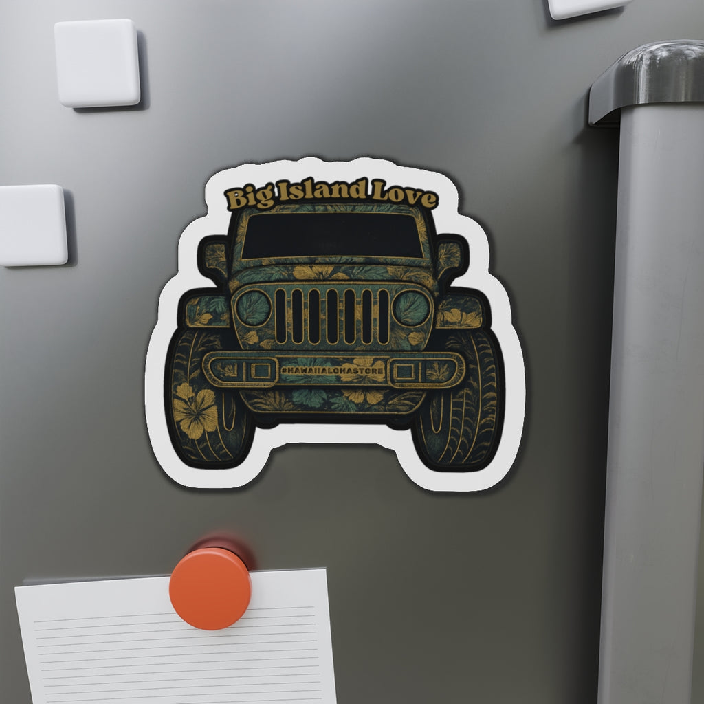 Big Island Love (Huntah) Jeep Magnet