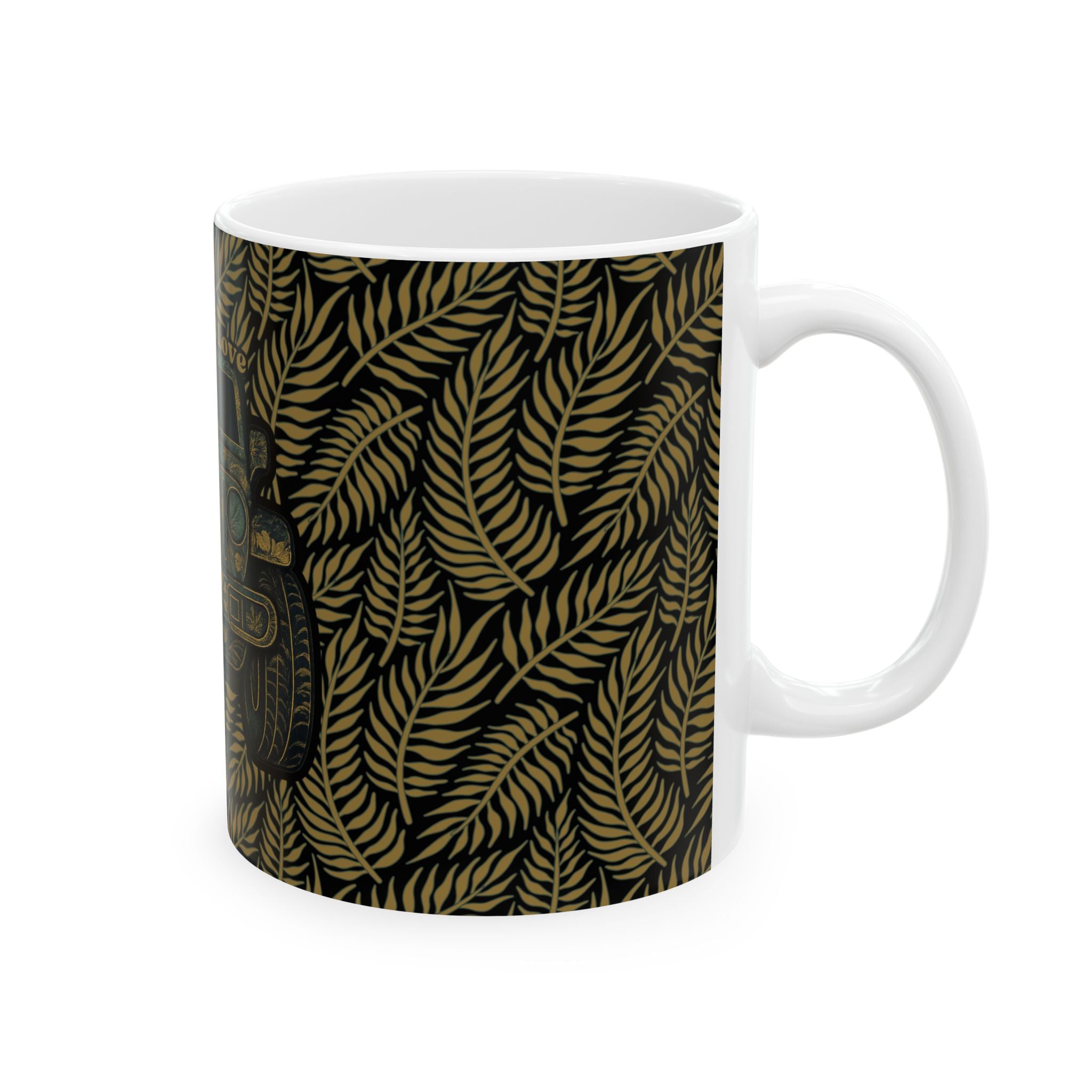 Big Island Love (Huntah) - Jeep Ceramic Mug (11oz/15oz)