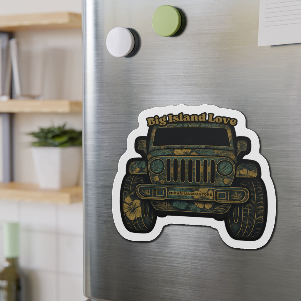 Big Island Love (Huntah) Jeep Magnet