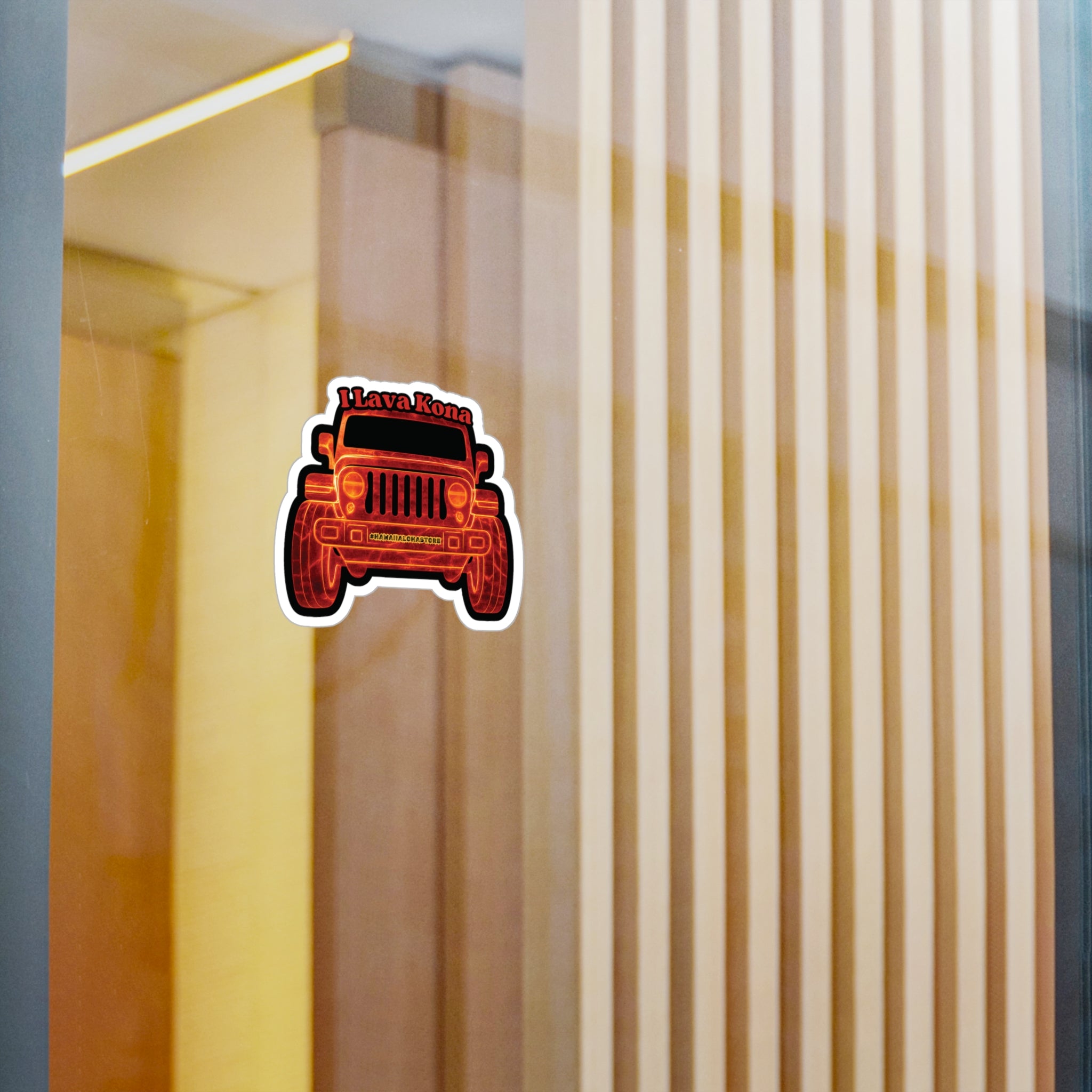 I Lava Kona Jeep Sticker | Vinyl Decal